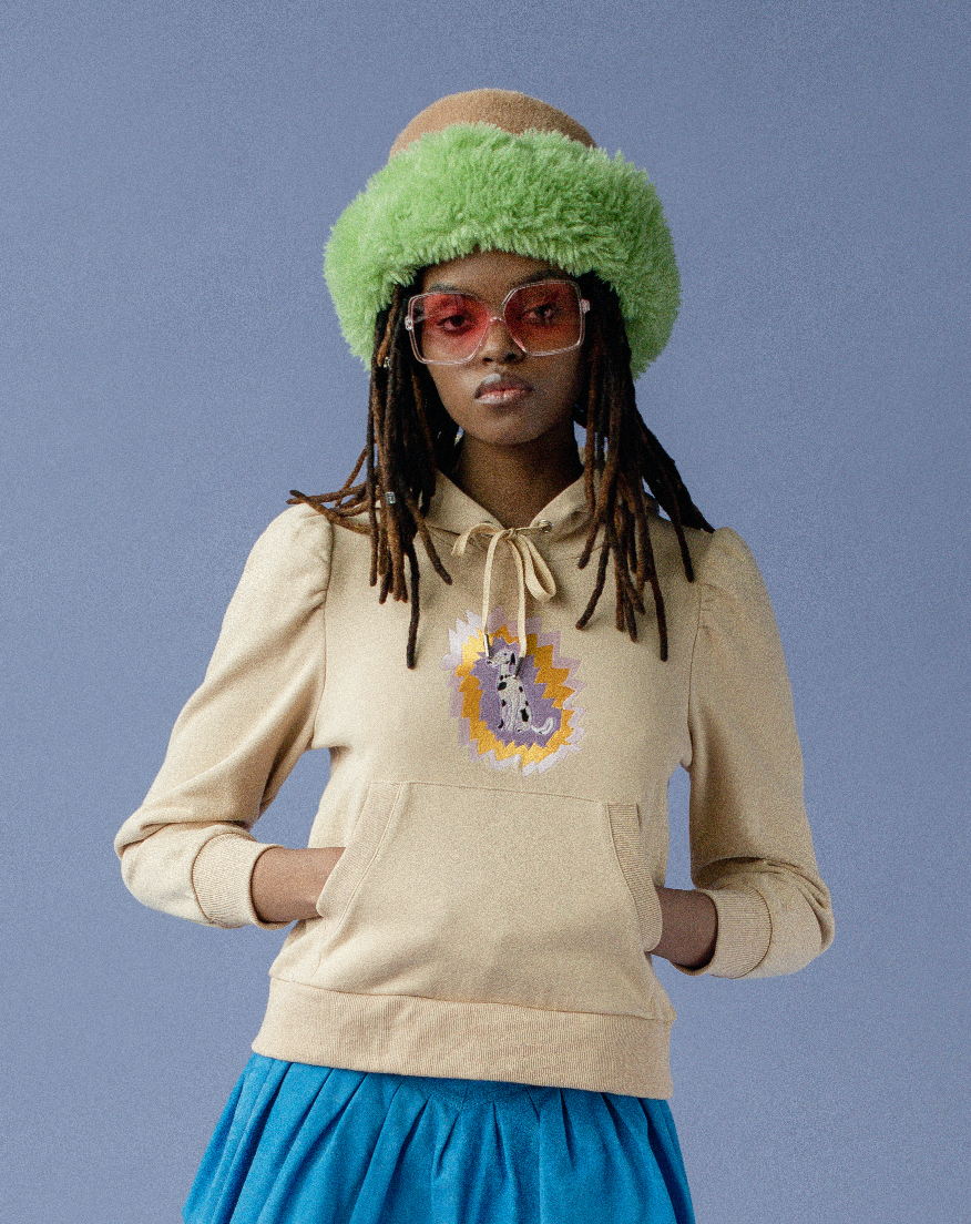 Faux discount fur cap