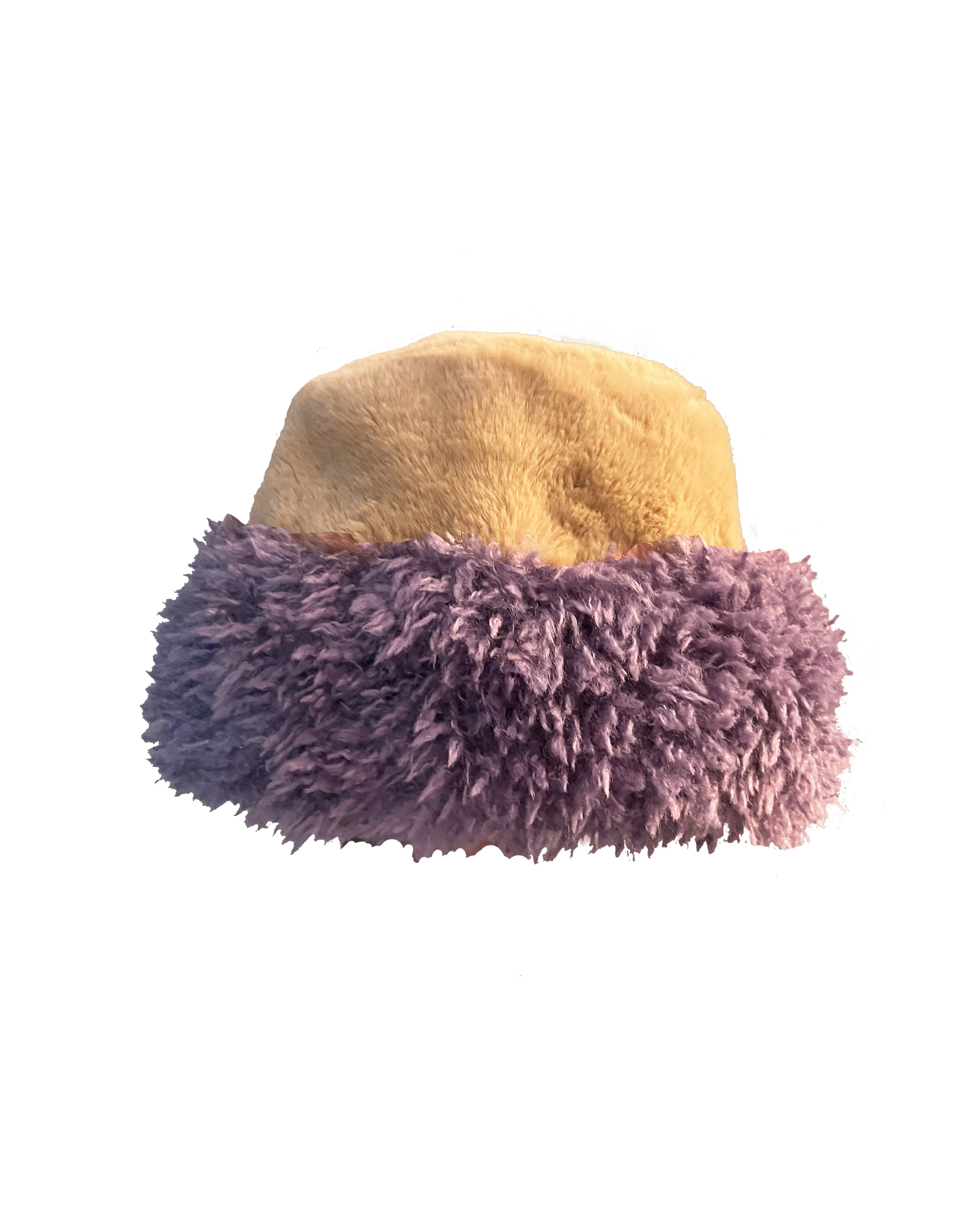 New?Colorblock Faux Fur Hat Aspen Neutral Faux Fur Hat | Joules main image 3