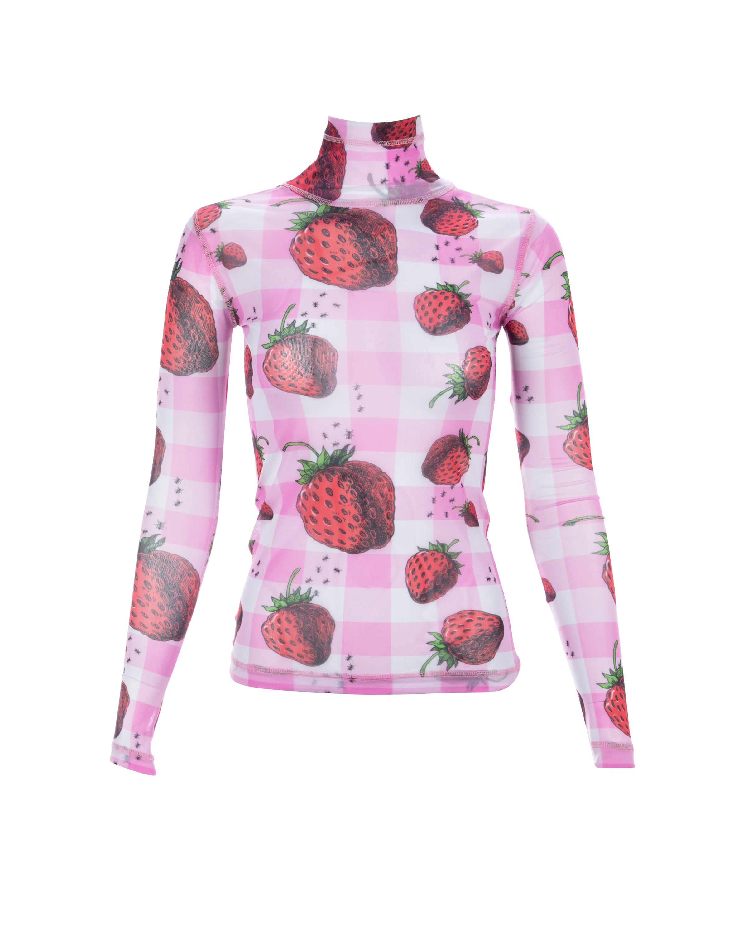 Bella Turtleneck Mesh Top – COLIN LOCASCIO